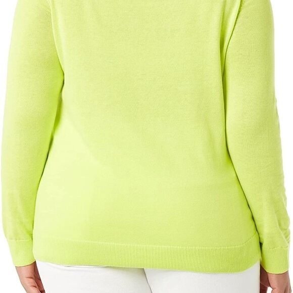 Amazon essential lime green sweater NWT Size S - Picture 4 of 10